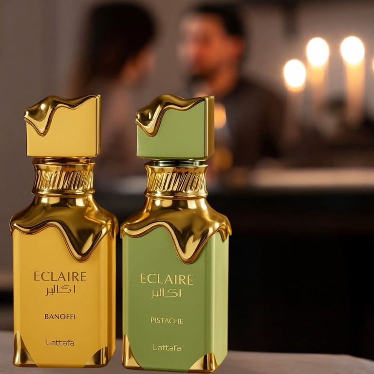 Lattafa Eclaire Banoffi + Pistache 2本セット Eclaire Banoffi & Eclaire Pistache Eau de Parfum Sprays 100ml by