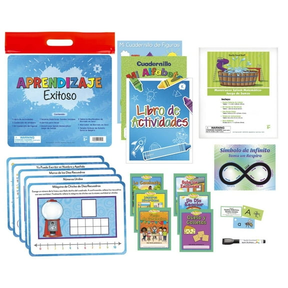 Aprendizaje Exitoso: Jard?n de infancia - Lectura y Matem?ticas (Spanish Learning Success: Grade K ? Reading, Math, & SEL)
