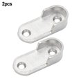 thumbnail image 1 of Wardrobe End Supports Brackets for Hanging Rails Pole End Closet Bracket Holder, 1 of 1