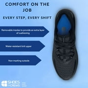 Shoes For Crews Gia, Women's Slip Resistant Work Shoes, Water Resistant, Black