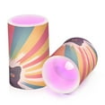 thumbnail image 7 of Yayeee Flameless Candles with Remote Flickering Battery Operated Multi Color Changing, Colorful Black Cat, 7 of 7