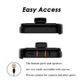 thumbnail image 5 of Ebizware Case for Samsung Galaxy A14 5G with [Built-in Screen Protector] Holster Belt Clip Military Grade Heavy Duty Protection Kickstand Armor Cover for Galaxy A14 5G - Black/Orange, 5 of 10