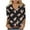 #H-Black, variant on GuangCheng Womens 3/4 Sleeve Tops V Neck Floral Printed T Shirts Fall Casual Fashion Blouses