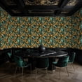 thumbnail image 5 of Boho Peel and Stick Wallpaper Magical Forest Landscape Glowing Fungi Butterflies Soft Light Wall Mural 17.7in x 9.8ft Self Adhesive Removable Wall Paper Renter Friendly Wallpaper for Nursery Bedroom, 5 of 8
