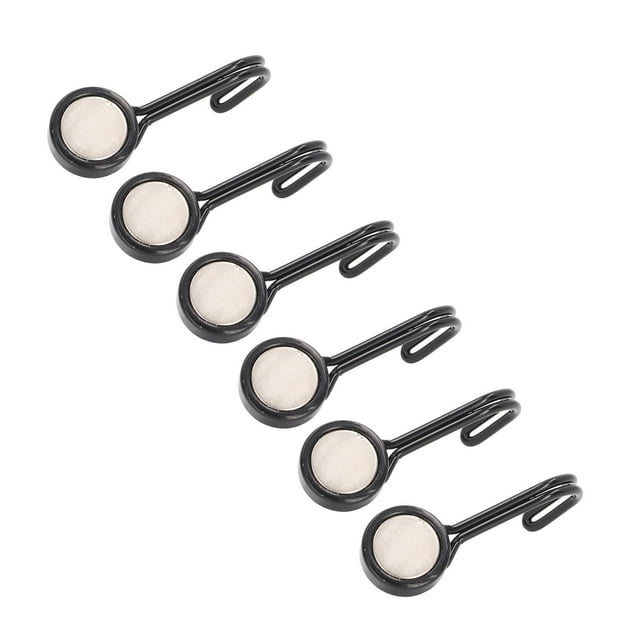 6Pcs Swing Hooks, Small Light Stable Hooks Rack for Easy Storage with Outstanding Suction, Wide Application for Kitchen, Studio, Dorm, Bathroom