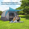 thumbnail image 5 of Telyswee Outdoor 4-Person Camping Tent with Rain Fly & Carry Bag, 8'x7'x4.83' Easy Set Up for Hiking and Backpacking, 5 of 8