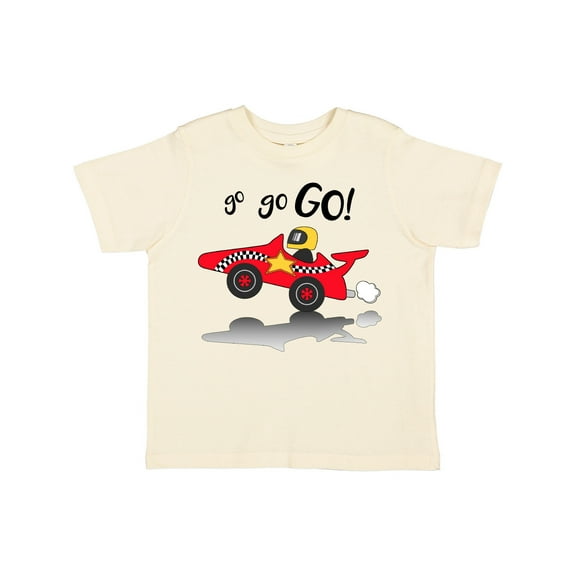 Inktastic Go Go Go Red Racing Car Boys or Girls Toddler T-Shirt