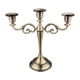 thumbnail image 3 of Candelabro de tres brazos de estilo europeo para decoración de bodas y cenas Bronce, 3 of 6
