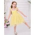 thumbnail image 3 of FYMNSI 2-3T Girls Clothes Summer Sleeveless Tutu Princess Dress Birthday Bowknot Tulle Sundress, 3 of 8
