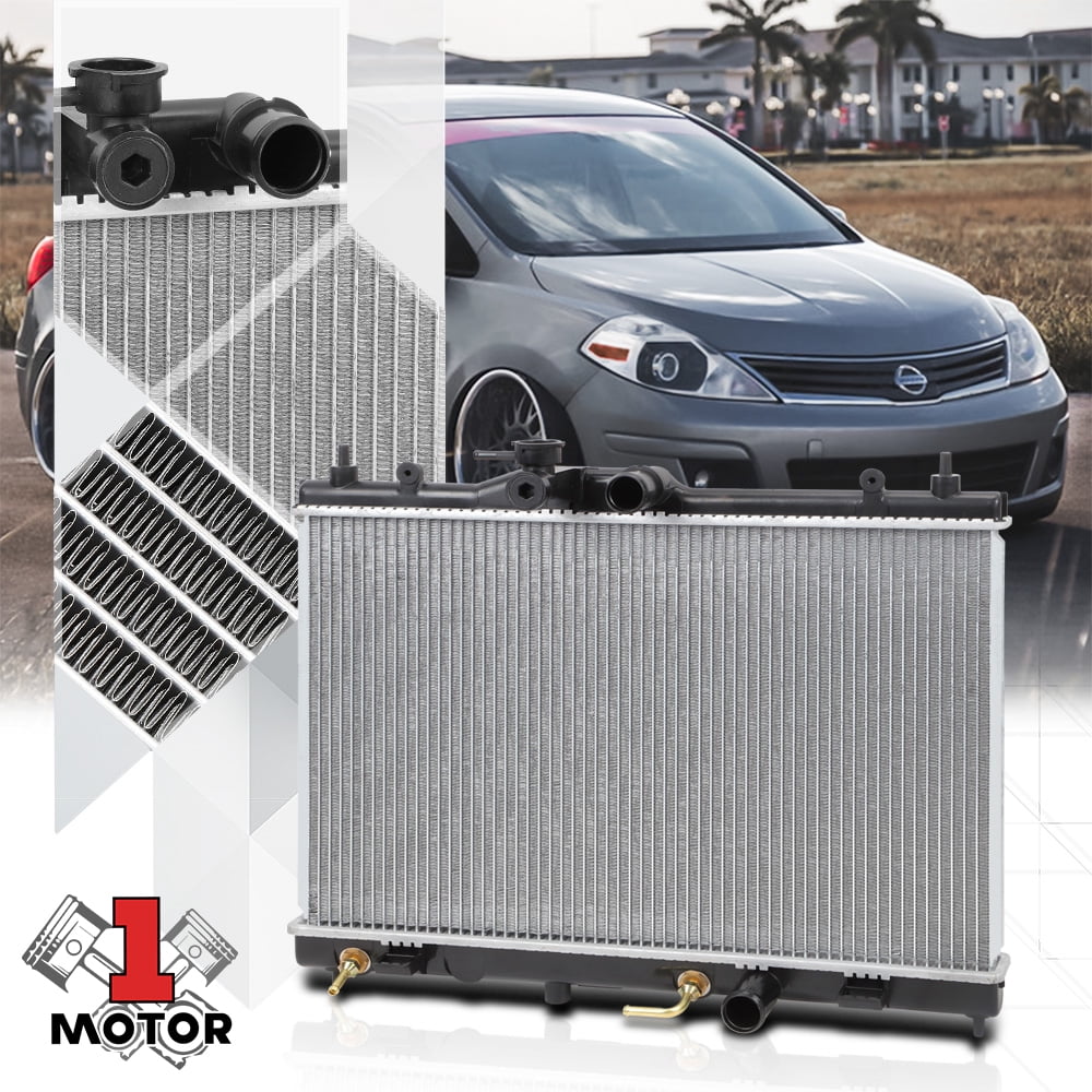 Aluminum Cooling Radiator OE Replacement For 07-11 Nissan Tiida/Versa ...