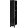 thumbnail image 4 of Simpli Home Artisan SOLID WOOD 72 inch x 26 inch Contemporary 5 Shelf Bookcase in Black, 4 of 9