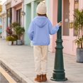 thumbnail image 6 of Girls Zip Up Hoodie 10-12 Half Zip Long Sleeve Kids Sweatshirt Cute Fashion Oversized Pullover Sweatshirt with Pockets, 6 of 8