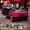 thumbnail image 5 of Voltz Toys Ride-on Car for Kids, 24V Chevrolet Blazer Truck for Kids 3-8 Years, Battery Powered Electric Car for Kids with Remote Control, Open Doors, LED Lights and Music for Boys Girls (Pink), 5 of 5