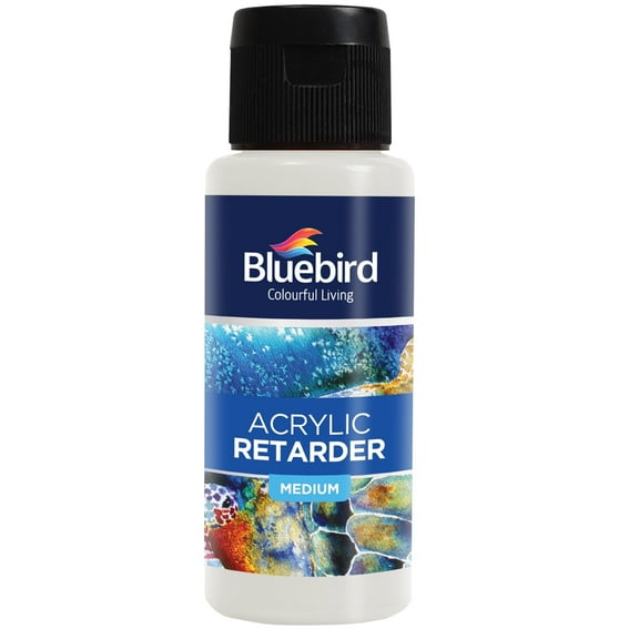 BLUEBIRD Acrylic Paint Retarder 3.4 Fl. Oz. / 100 ML, Artist Colors Acrylic Retarder, Additive Medium