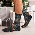 thumbnail image 7 of Pofeuu Colorful Graffiti Abstract Eye Print Crew Socks, Adult Running Hiking Socks for Youth and Adult, 7 of 7