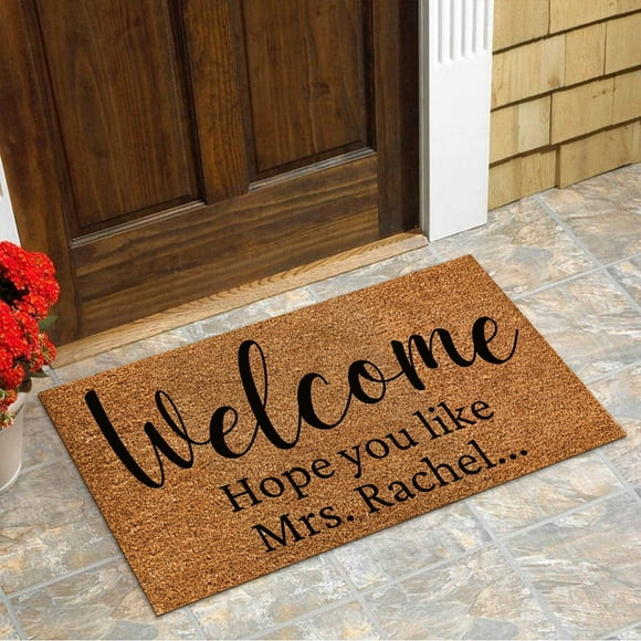 Carpet Polyester Carpet Doormat Rug Custom Door Matfront Door Outdoor Entrance Porch Mat with Slip Polyester Floor Mat Special Offers