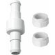 thumbnail image 1 of Conjunto giratorio para modelos 280, 380, 180, incluye tuerca de manguera D20 y adaptador giratorio D15 Kit de conector de manguera para limpiador de piscinas universal, 1 of 5
