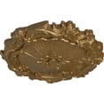 thumbnail image 3 of Ekena Millwork 16 3/4"OD x 1 3/8"P Plymouth Ceiling Medallion (Fits Canopies up to 1 5/8"), Hand-Painted Pale Gold, 3 of 6