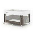 thumbnail image 1 of Foundations SnugFresh Elite Parc de Voyage avec Housse Lavable, Roues et Matelas, Sahara, 1 of 7