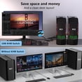 thumbnail image 6 of AOOOWER 4K60Hz HDTV Compatible KVM Switcher 4xUSB3.0 EasyTransition Between 2 Computers, 6 of 7