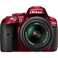 thumbnail image 5 of Nikon D5300 Digital Camera with AF-S VR DX 18-55mm Lens, Red, 5 of 5