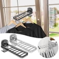 thumbnail image 1 of Yhsdtq,Folding Suction Cup Rack, Corrugated Wall Mount, Portable Travel Drying Rack, Multi-functional Kitchen Holder, for Balcony Small Spaces, Easy Assemble, Durable Plastic, for Home Office Use, 1 of 6