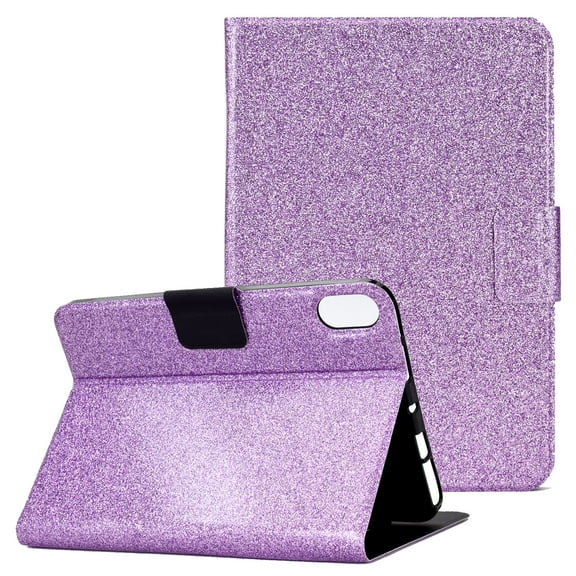 Case for iPad 10 2022, Allytech for iPad 10.9" 10th Gen, Slim Premium PU Leather Anti-Shock Drop Proof Non-Slip Stand Wallet Case with Card Holder for iPad 10th Generation 10.9 inch 2022, Purple