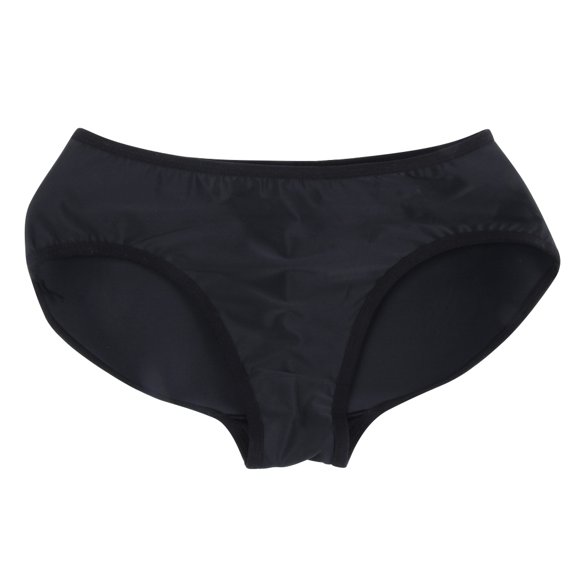 New Women Seamless Padded Full Butt Hip Enhancer Panties Shaper Underwear S M L XL Black L