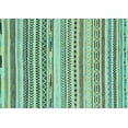thumbnail image 1 of Ahgly Company Indoor Rectangle Abstract Light Blue Modern Area Rugs, 8' x 10', 1 of 4