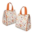 thumbnail image 2 of Pioneer Flower Floral Print Pattern Insulated Lunch Bag for Women & Adults,Large Portable Soft Cooler Lunch Bag,Thermal Food Storage Tote with Pearl Cotton,8.66L,8.75x5.75x9.5 Inch, 2 of 6
