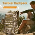 thumbnail image 1 of Mochila de camuflaje de 35 litros Mochila de escalada transpirable con hebillas/bolsillos laterales con correas, 1 of 8