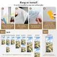 thumbnail image 6 of Spring Grassland Window Privacy Film, Nature Blue Sky Mountain Scenery Static Cling UV Sun Blocking Heat Control Window Tint Day and Night, Non-Adhesive One Way Windows Privacy Cover 17.7''x78.7'', 6 of 7