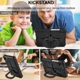 thumbnail image 2 of XYX Kids Case for Samsung Galaxy Tab A11 Case 8.7 inch with Shoulder Strap, Shockproof Handle Kickstand (2025, SM-X133/X135), Black, 2 of 7