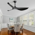 thumbnail image 5 of Sofucor 52 Inch Wood Ceiling Fan with Reverse Airflow Remote Control For Living Room Bedroom Dining Room(No Light), 5 of 12