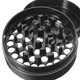 thumbnail image 2 of Molinillo triturador de galletas de especias para condimentos manuales de 1,5 pulgadas con mango (negro) Molinillo de humo de zinc con manivela, 2 of 5