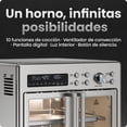 thumbnail image 4 of CHEFMAN - Horno Tostador Freidora de Aire con Puerta Francesa – 26 Qt, 10 en 1, Acero Inoxidable Plateado, 4 of 8
