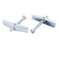 thumbnail image 2 of Unique Bargains 3/16' x 2' Male Thread Spring Loaded Hollow Wall Round Head Toggle Bolt 20pcs, 2 of 2