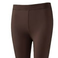 thumbnail image 6 of Arnsht Womens Fashion Solid Color Warm Regular Soft Stretchy Comfortable Breathable Casual Thick Leggings Brown L, 6 of 6