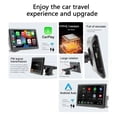 thumbnail image 3 of Pantalla Apple Carplay para automóvil, pantalla táctil estéreo portátil HD de 7 "con Android Auto inalámbrico, cámara de respaldo, receptores de audio para automóvil con control de voz, Mirror Link, B, 3 of 5