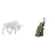 thumbnail image 1 of Estatua de toro,Estatua de toro,figura decorativa para escritorio,Arte decorativo coleccionable para el hogar y la oficina,Figura de escritorio,Estatua de pavo real en, 1 of 8