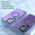 thumbnail image 2 of Magnetic Case for Galaxy S23 Ultra Case Compatible with MagSafe Shockproof Protection Slim Translucent Matte Cover for Samsung Galaxy S23 Ultra - Purple, 2 of 9