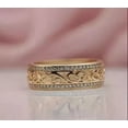 thumbnail image 3 of 14K yellow Gold Plated 2Ct Round Cut Lab-Created Diamond Women Wedding Ring, 3 of 4
