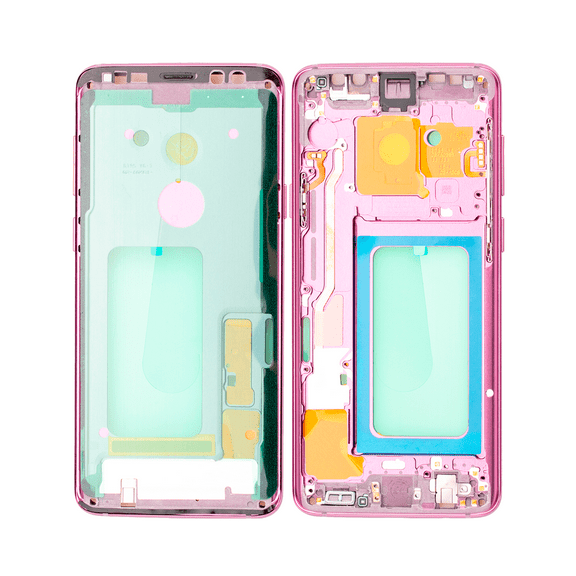 Replacement Mid-Frame Housing Compatible For Samsung Galaxy S9 Plus (With Small Parts) (Lilac Purple)