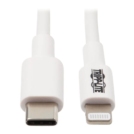 Tripp Lite Lightning To Usb C Sync / Cable Iphone Ipd Usb Type C Usb-c Usb Type-c 3ft Usb Cable Usb-c (m) To Lightning (m) Usb 2.0 20 V 3 A 3 Ft White