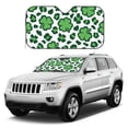 thumbnail image 3 of Bingfone Leopard print St. Patrick's Day Car Windshield Sunshade,Sun Foldable Sun Shield Sun Visor for Car - Medium, 3 of 9