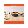thumbnail image 3 of IMUSA Cocotte Cast Aluminum Ceramic Nonstick Caldero with Glass Lid, 7Qt, Black, 3 of 9