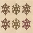 thumbnail image 1 of Ahgly Company Indoor Square Patterned Copper Brown Area Rugs, 5' Square, 1 of 1