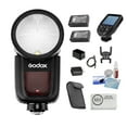 thumbnail image 1 of Godox V1 Flash for Canon Bundle with Godox VB26 Battery for V1 Flash Head + Godox XProC TTL Wireless Flash Trigger for Canon Cameras +  5-Piece Camera & Lens Cleaning Kit  + Microfiber Cleaning Cloth, 1 of 11