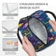 thumbnail image 3 of Balery Cosmic Purple Irises Bolsa de Almuerzo para Mujeres, Caja de Almuerzo, Bolsa de Almuerzo Pequeña Impermeable, Tote de Almuerzo Reutilizable con Gran Capacidad, 3 of 6