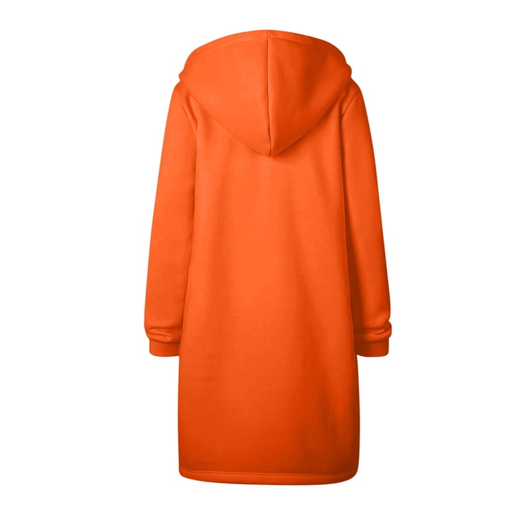Extra Long Zip Up Hoodies for Women,Zip Up Hoodies for Women Long Length  Hooded Cardigan Pockets Long Sleeve Hoodie Dress Oversized Sweatshirt Coats  - Walmart.com